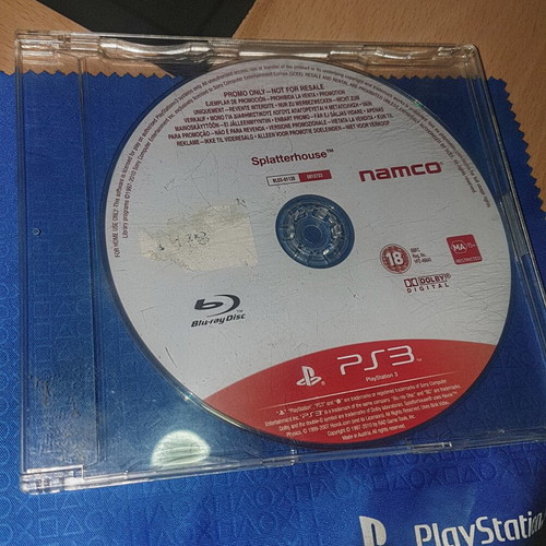 Splatterhouse PS3 press promo version full game