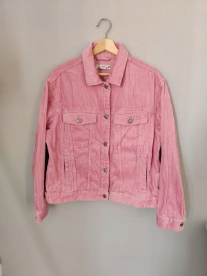 Cotton corduroy jacket H&M pink new size M