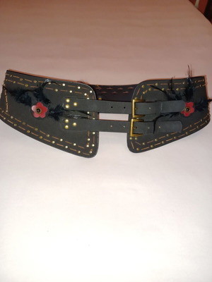 Ζώνη μέγεθος 95 μαύρη άριστη κατάσταση