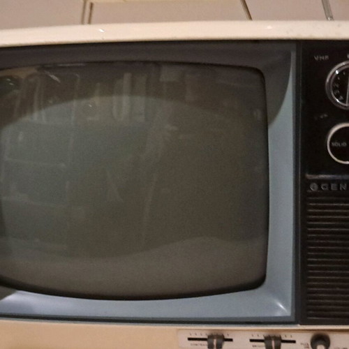 General Electric television used, vintage, 1970-1980