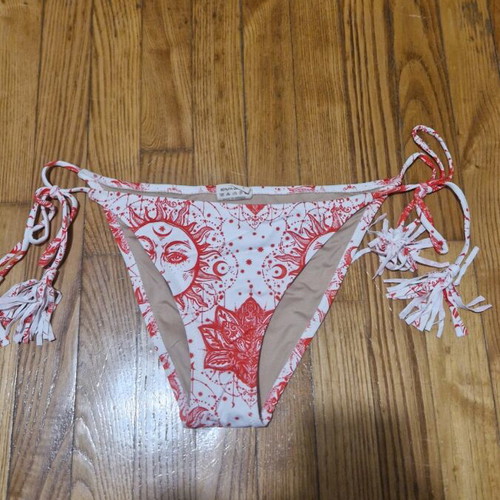 Maa Boo swim slip new, white and red, size L