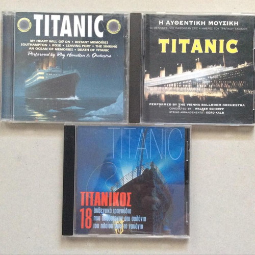 Titanic music 3 CD set near mint condition