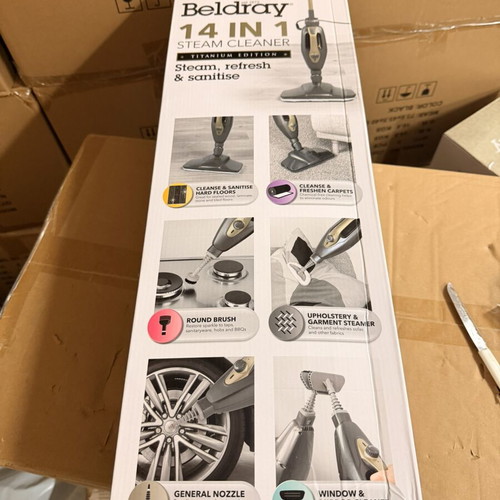 Beldray Steam Cleaner 14 in 1 New