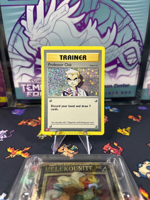 Pokemon card Professor Oak holographic card with classic box and sleeve