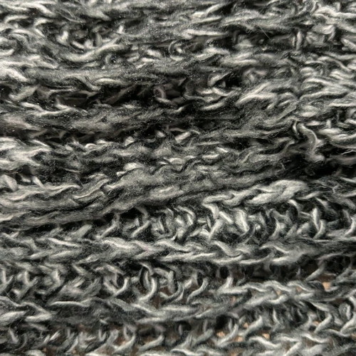 Infinitive scarf used, black and gray