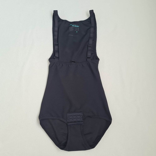 Marena Recovery Womens Compression Post Surgery Bodysuit size S black like new