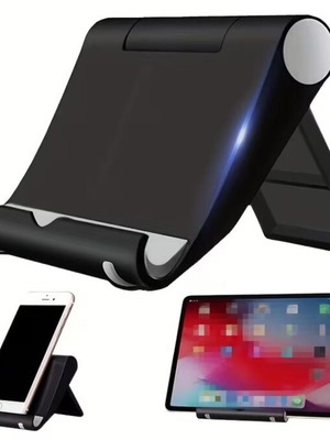 Αναδιπλούμενη βάση στήριξης κινητών και tablet καινούργια, μαύρη