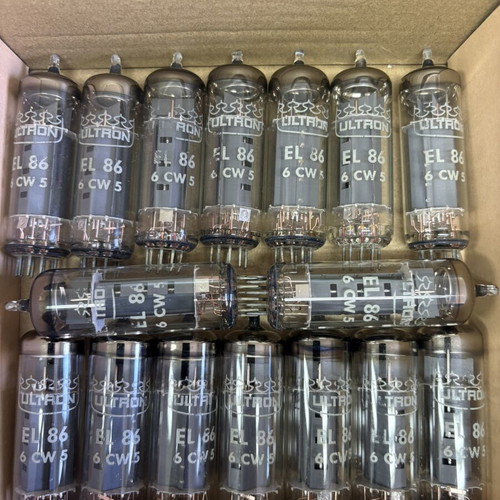 Ultron EL86 vintage vacuum tubes pack of 16 like new