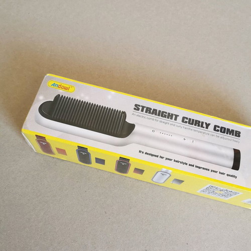 Electric comb for straightening and curling hair brand new