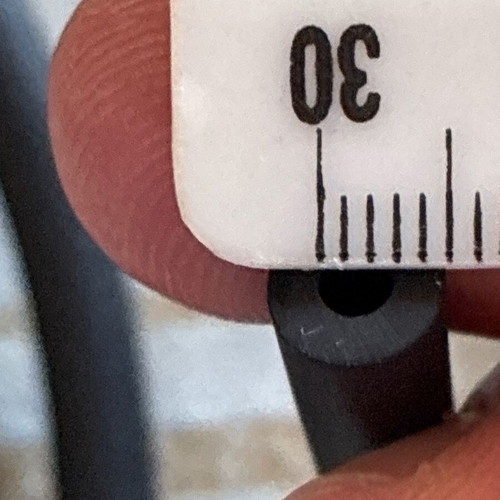 Black Vacuum Hose 2m, factory original