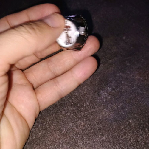 Cat Design Quartz Watch Ring new, silver and white