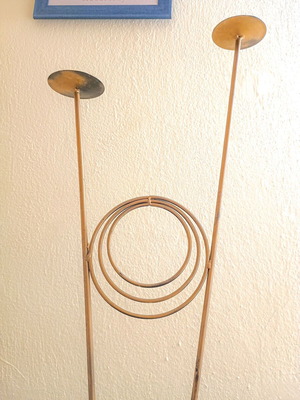 Metal floor candlestick 102 cm like new