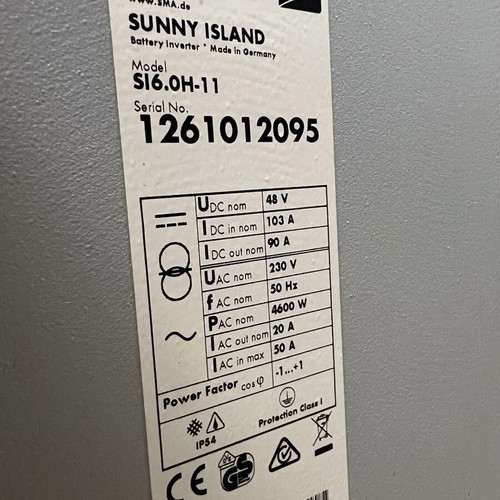 SMA Sunny Island Battery Inverter SI6.0H-11 used