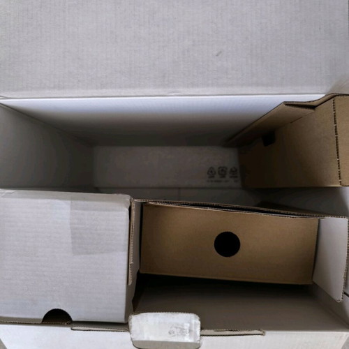 Xbox 360 E packaging box used with missing internal dividers