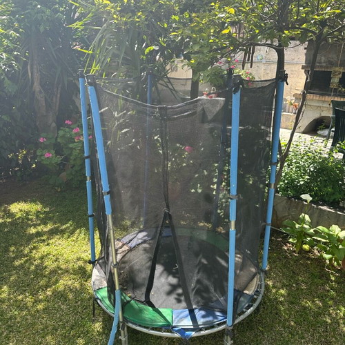 Children's trampoline used