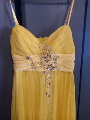 Evening dress Acne Studios yellow, like new, size L