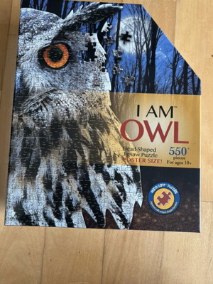 Παζλ I am owl μεταχειρισμένο σε σχήμα κουκουβάγιας 550 κομμάτια