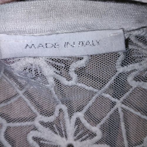 Made in Italy t-shirt dress like new, grey with lace and pockets
