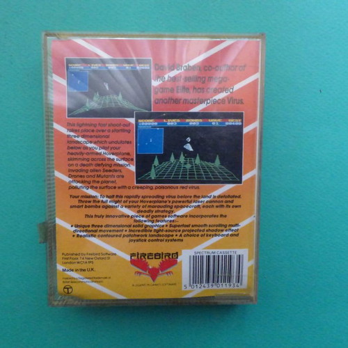Virus cassette for ZX Spectrum 48K used