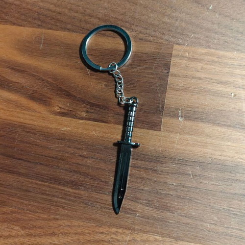 M9 Bayonet CSGO/CS2 Knife Keychain like new, silver