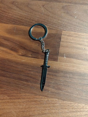M9 Bayonet CSGO/CS2 Knife Keychain like new, silver