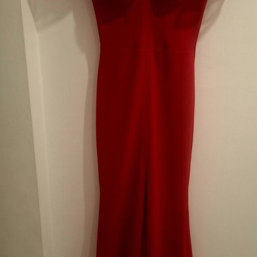 Chantal maxi dress with slit and built-in cups, size 38