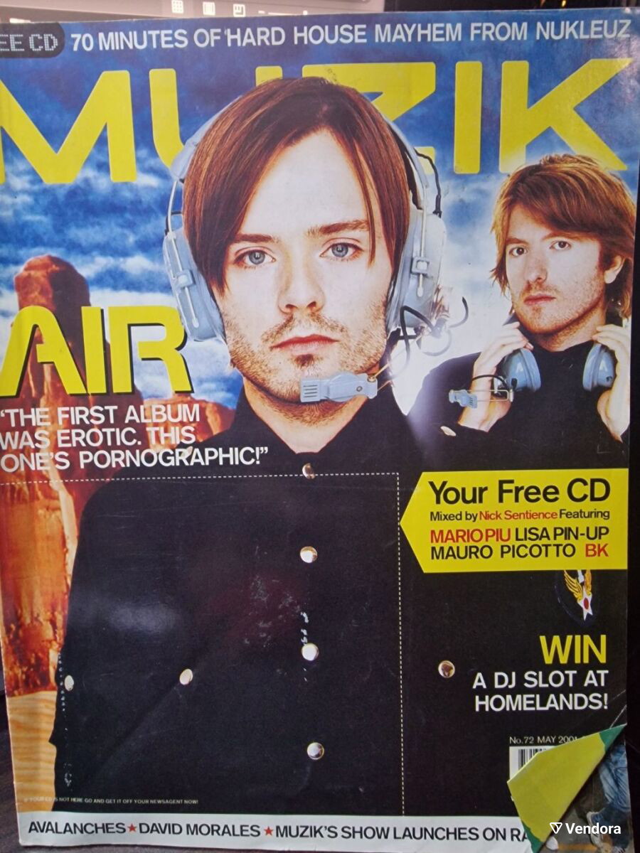 Muzik Magazine τεύχος Μαΐου 2001… - € 12,00 - Vendora.gr