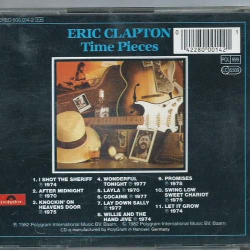 Time Pieces The Best of Eric Clapton CD used