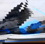  JORDAN 1 MID No43 BLACK/ROYAL BLUE