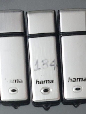 Hama USB 2.0 flash drives, pack of 5 (3x 64 GB & 2x 128 GB)