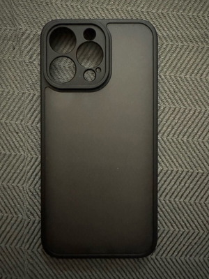 Θήκη για iPhone 15 Pro Max σαν καινούργια, διαφανής σκληρή σιλικόνη