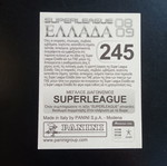 Panini Superleague Ελλάδα 2008-2009 Αυτοκόλλητο Νο245 Ανέστης Αργυρίου