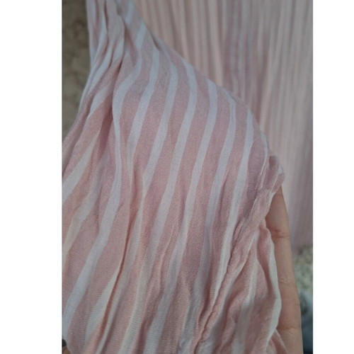 Crep pink striped long sleeve shirt size M like new