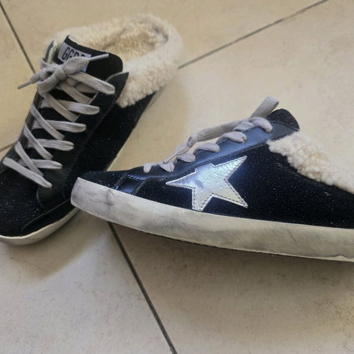 Golden Goose Superstar Sabot sneakers like new, black, size 40