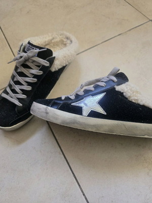 Golden Goose Superstar Sabot sneakers like new, black, size 40