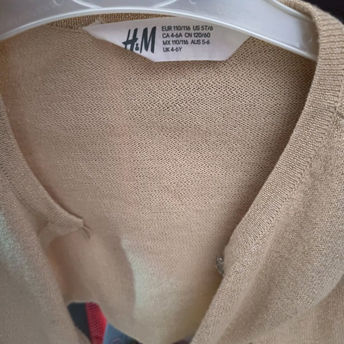 H&M bolero for 7 years old like new, beige