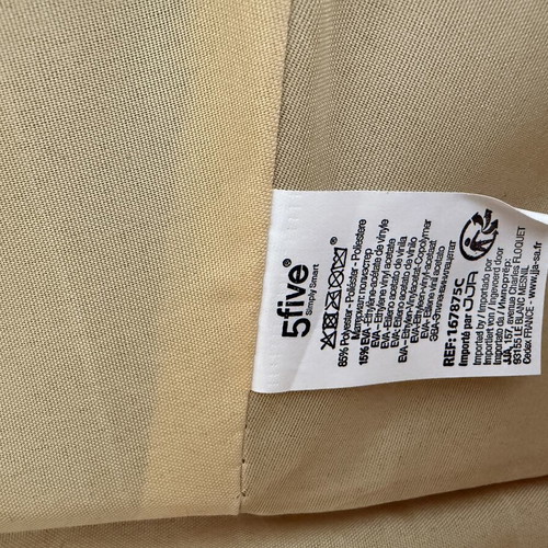 5five Simply Smart Storage Basket mustard corduroy like new