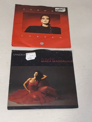 Sandra Cretu used rare vinyl singles Maria Magdalena and Loreen