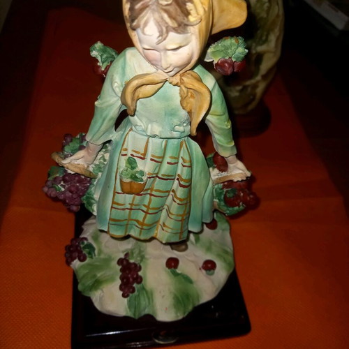 Vintage decorative figures used, set of 2 pieces