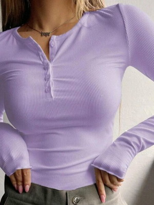 Dazy lilac long sleeve top like new