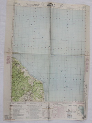 Karitsa Map used, Greek Army Geographic Service 1969