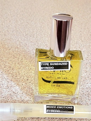 Αρώματα τύπου Byredo σαν καινούργια, Sundazed 50ml και Mixed Emotions 10ml