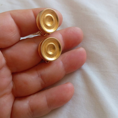 Craft vintage clip-on earrings, Coro