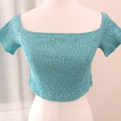 Women's bardot crop top Missguided