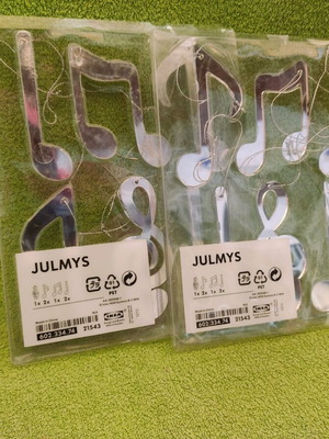 Ikea Julmys Christmas ornaments pack of 12 new
