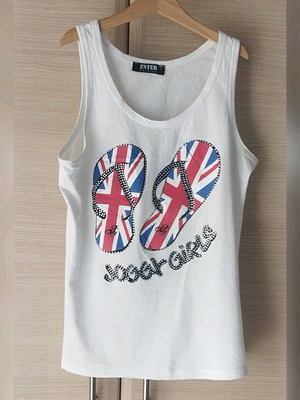 Enter Fashion sleeveless T-shirt size Large like new, worn once