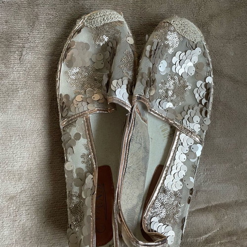 Shoes with sequins new, size 40-41