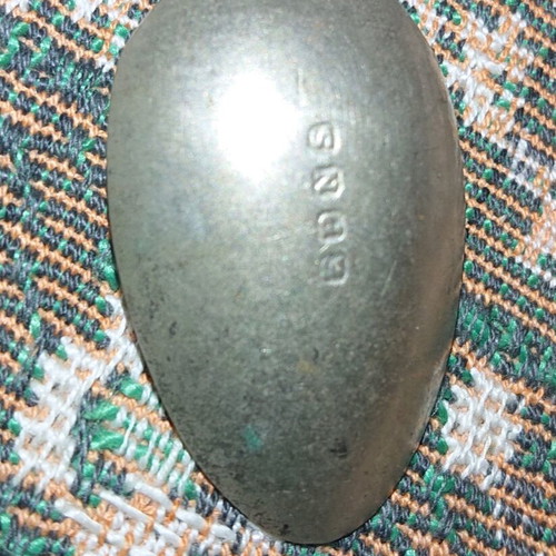 Old spoons used, small with markings