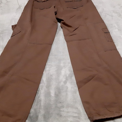 Zara cargo buggy pants Large, brown, cotton, like new