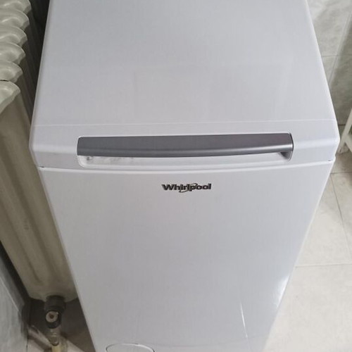 Whirlpool washing machine 7kg and Pitsos inox fridge used set